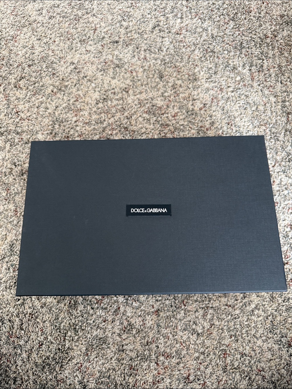 Dolce & Gabbana Matte Black Logo Box